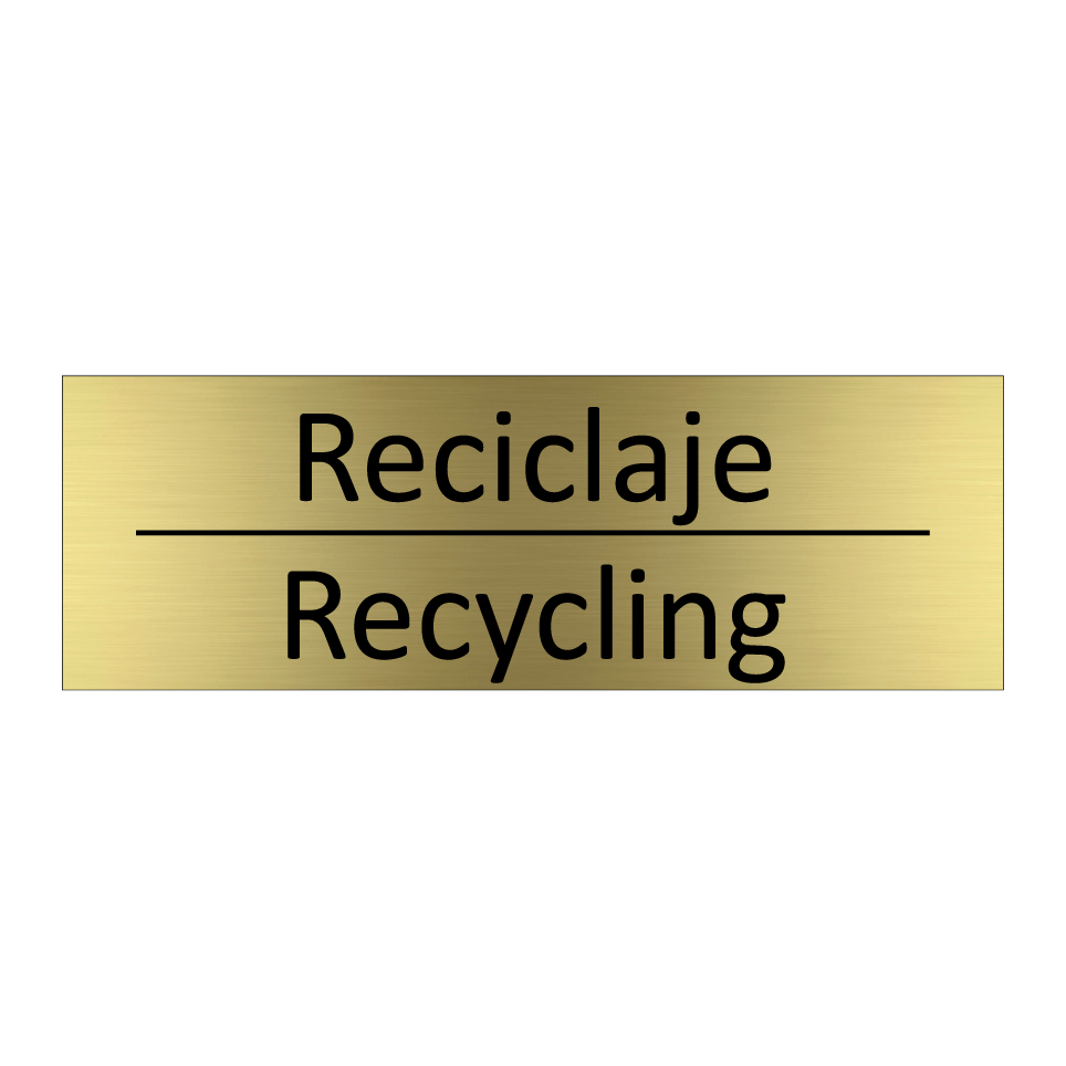 Reciclaje - Recycling