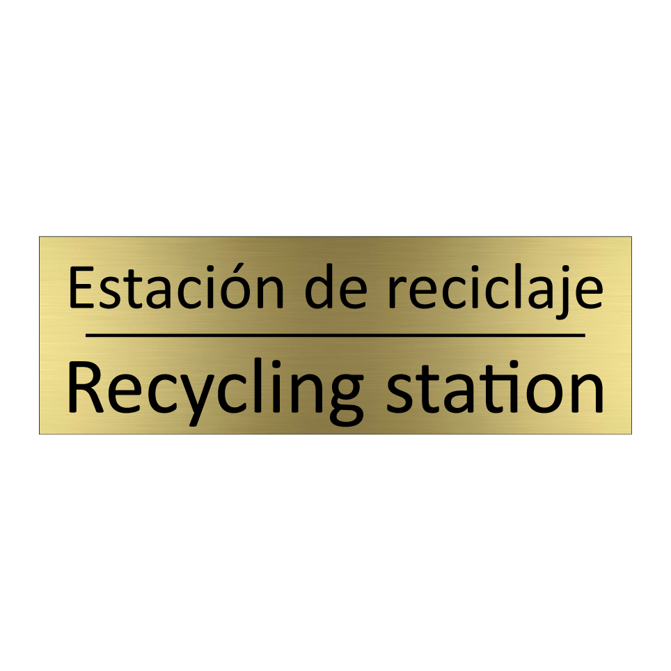 Estación de reciclaje - Recycling station