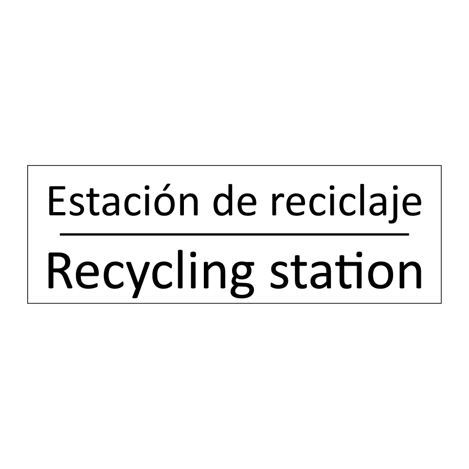 Estación de reciclaje - Recycling station