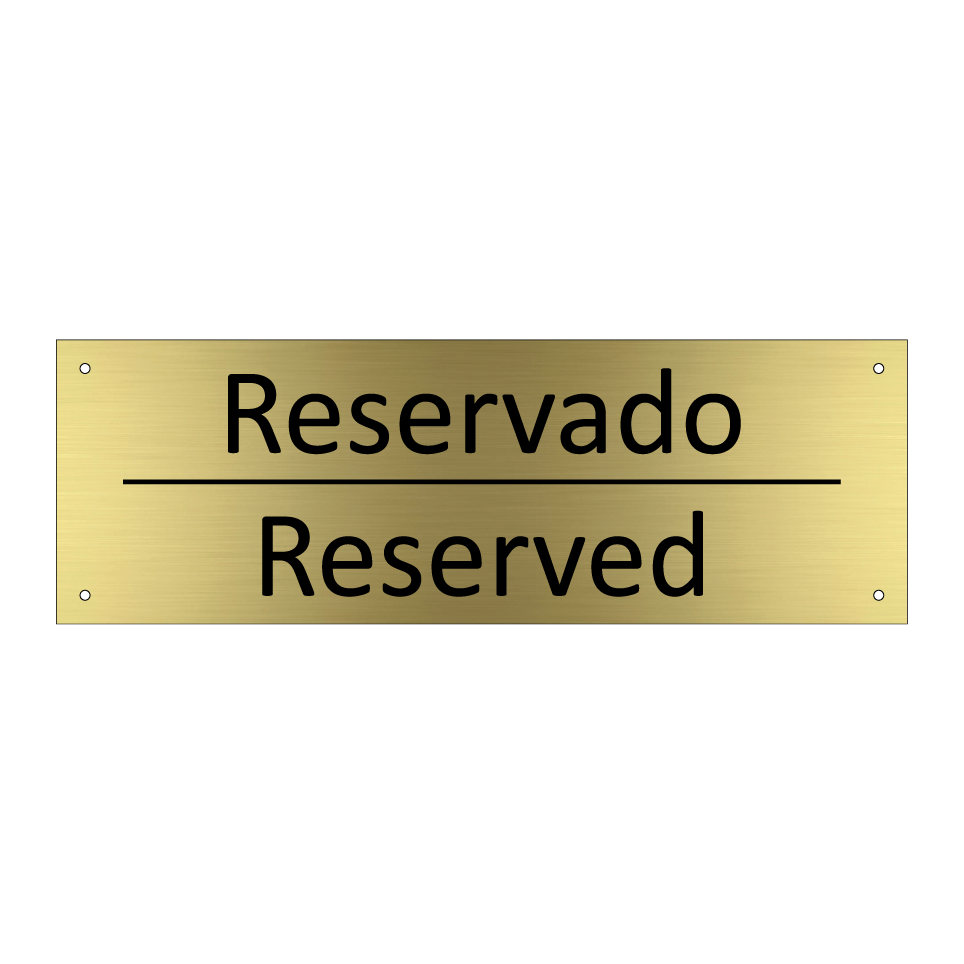 Reservado - Reserved