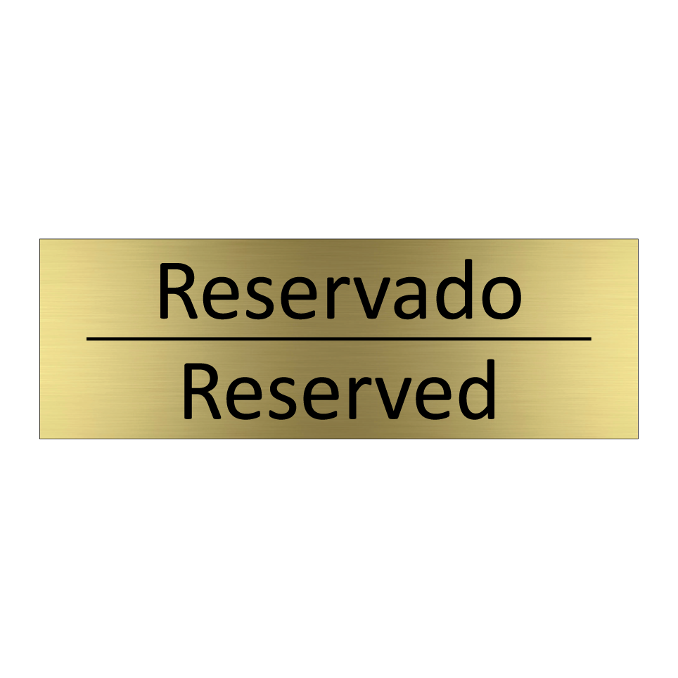 Reservado - Reserved