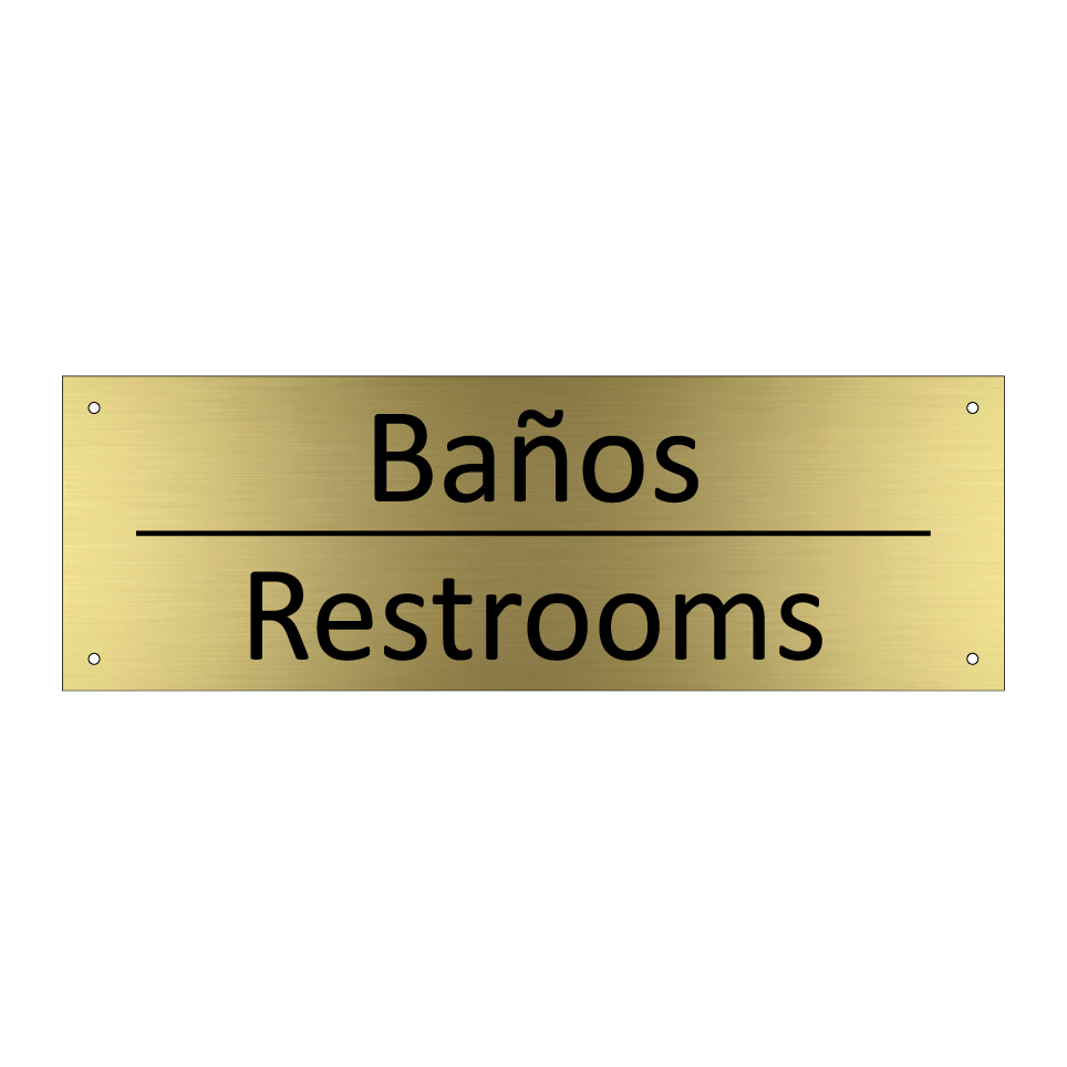 Baños - Restrooms
