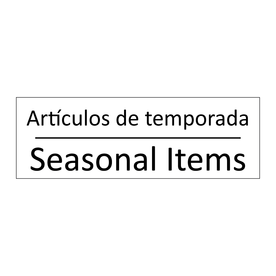 Artículos de temporada - Seasonal Items