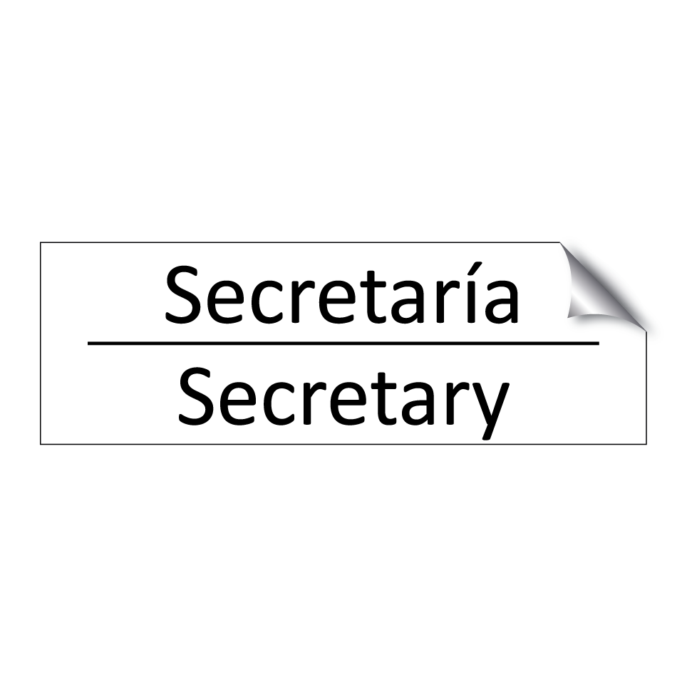 Secretaría - Secretary