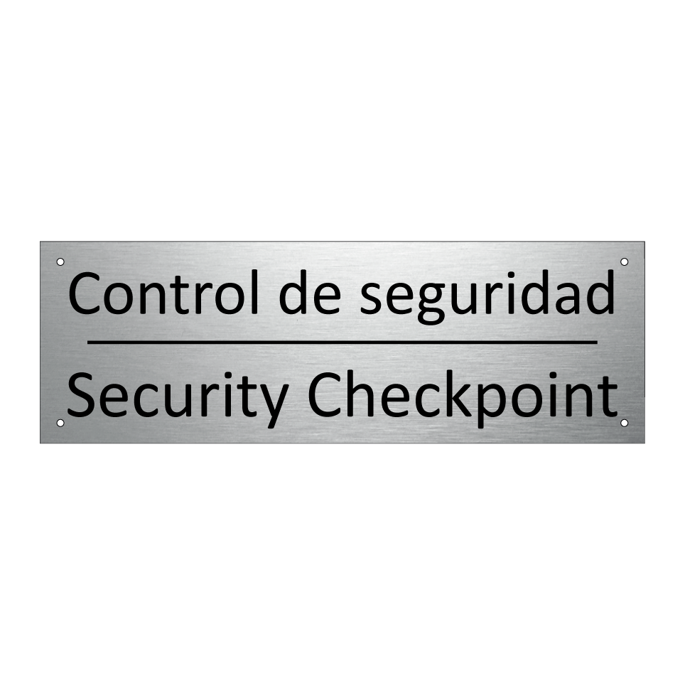 Control de seguridad - Security Checkpoint