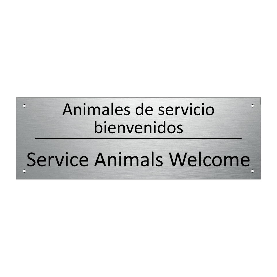 Animales de servicio /.../ - Service Animals Welcome