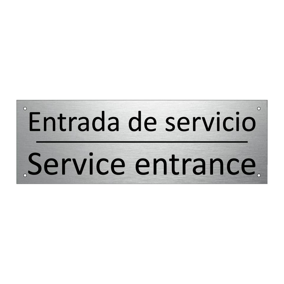 Entrada de servicio - Service entrance