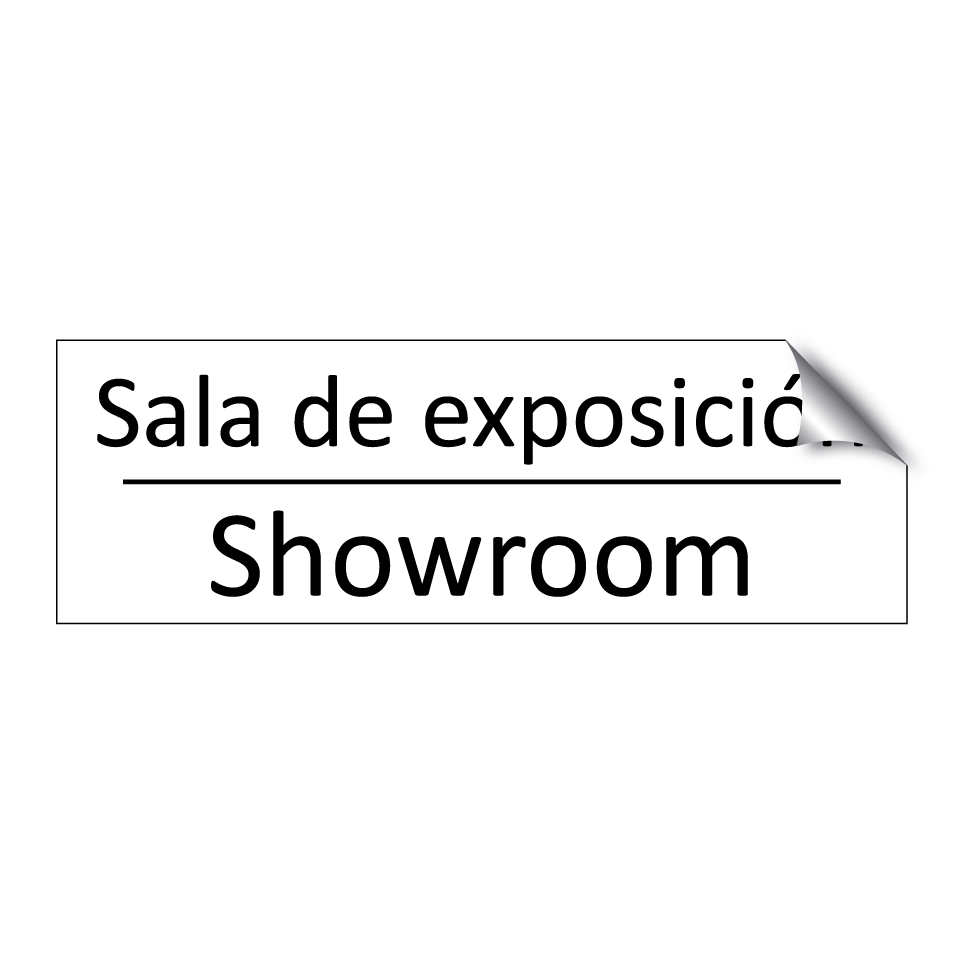 Sala de exposición - Showroom