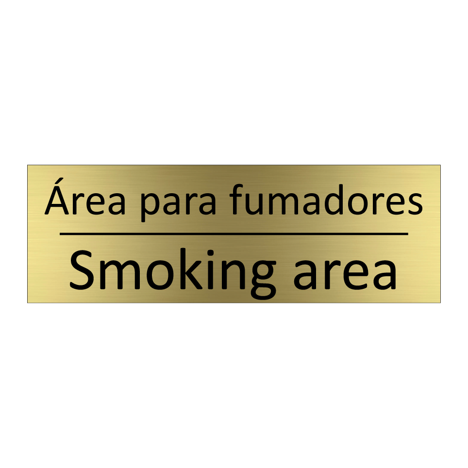 Área para fumadores - Smoking area