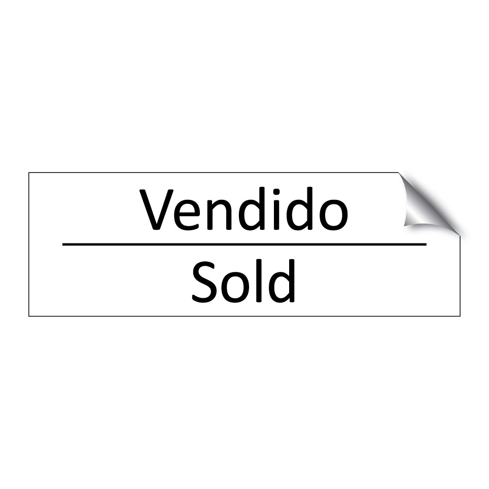 Vendido - Sold