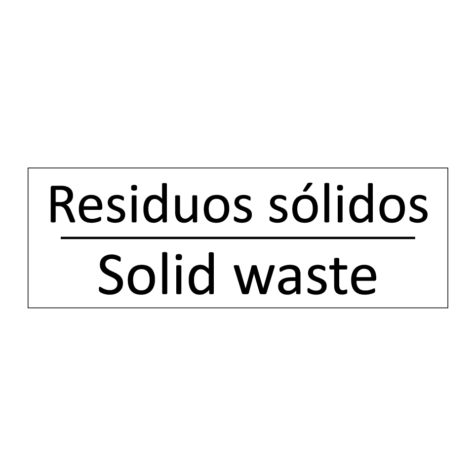 Residuos sólidos - Solid waste