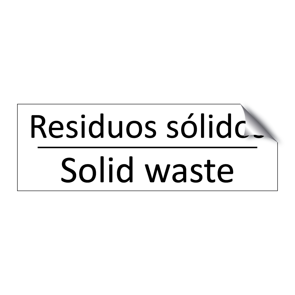 Residuos sólidos - Solid waste