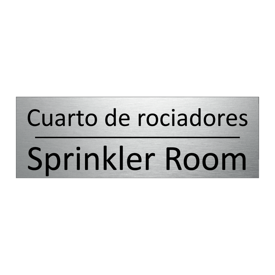 Cuarto de rociadores - Sprinkler Room