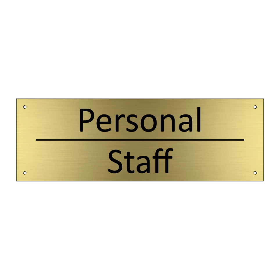 Personal - Staff
