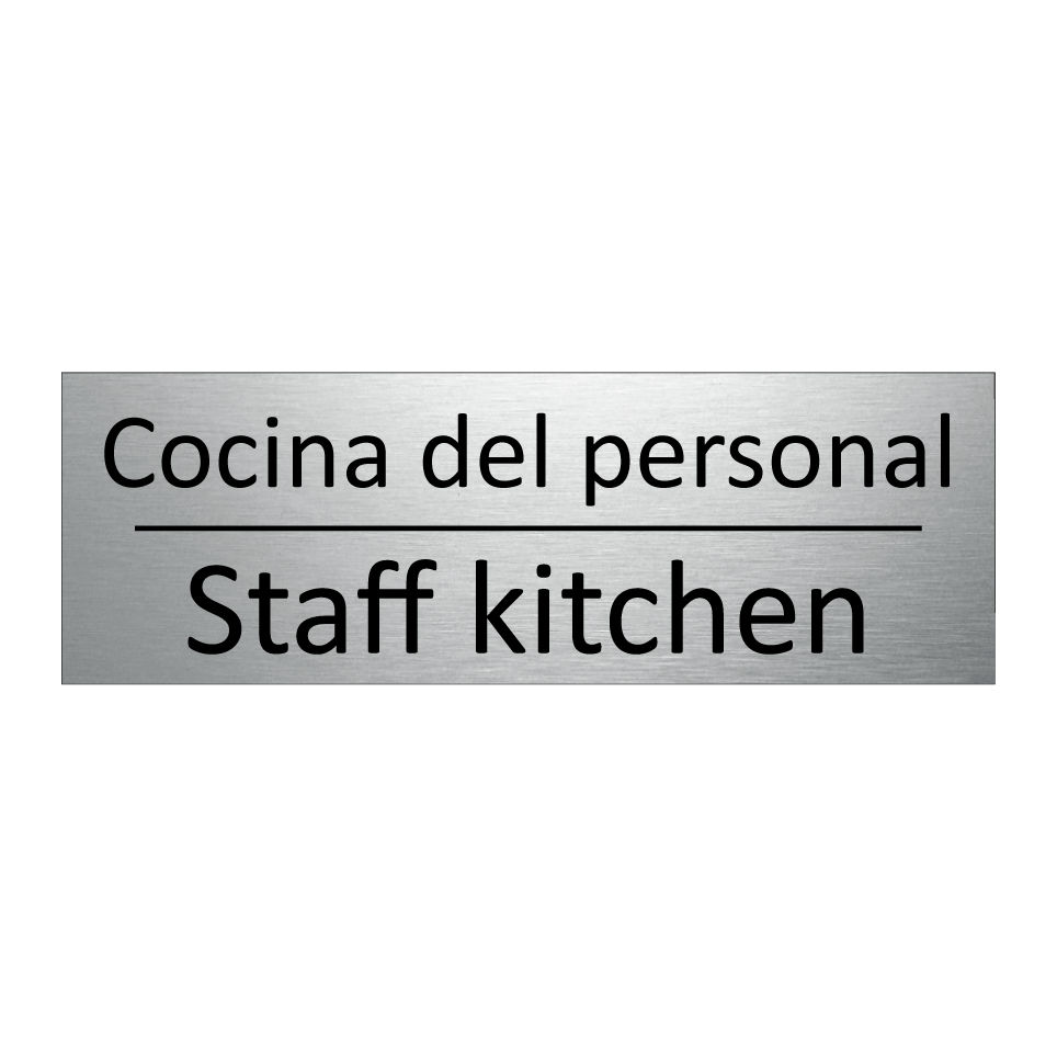 Cocina del personal - Staff kitchen