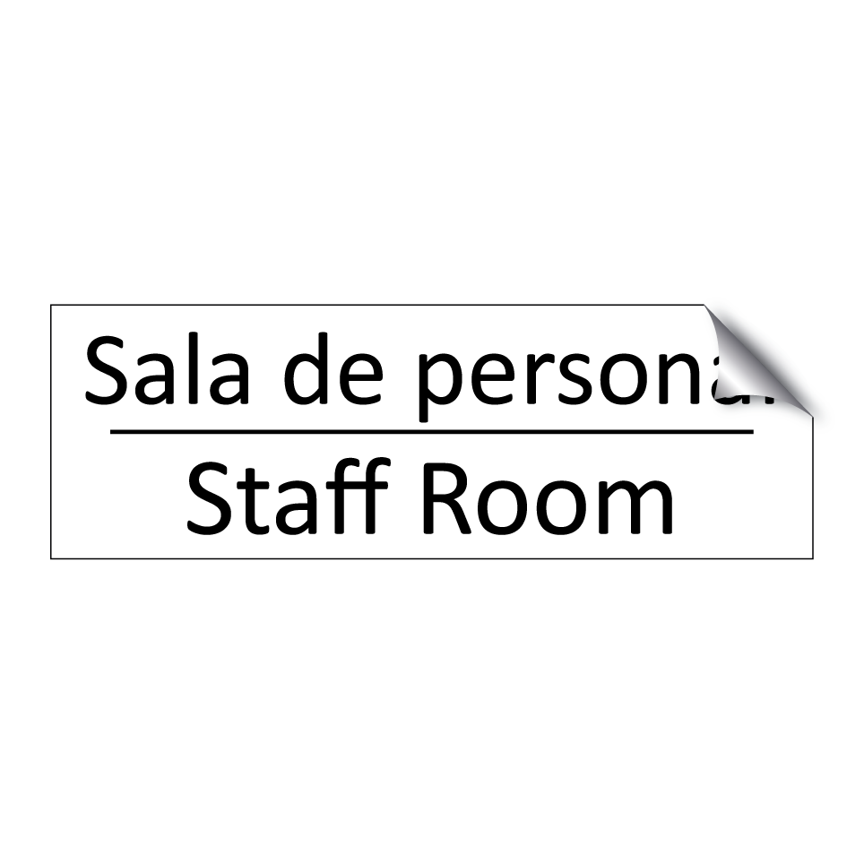 Sala de personal - Staff Room