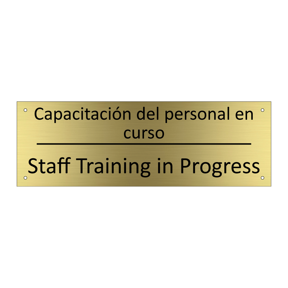 Capacitación del personal en /.../ - Staff Training in Progress