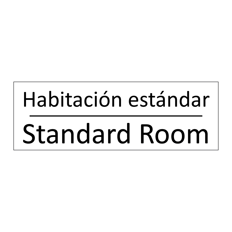 Habitación estándar - Standard Room