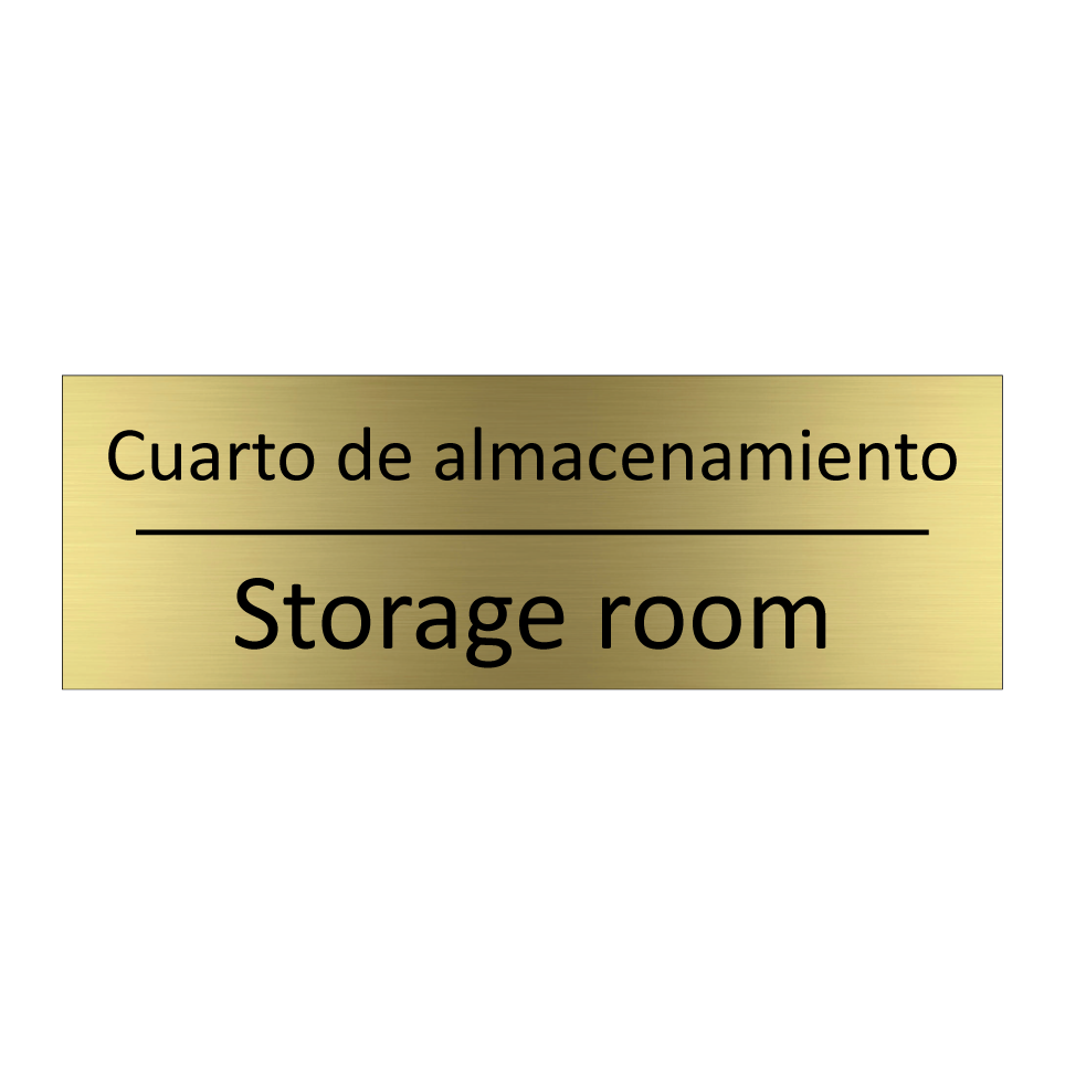 Cuarto de almacenamiento - Storage room