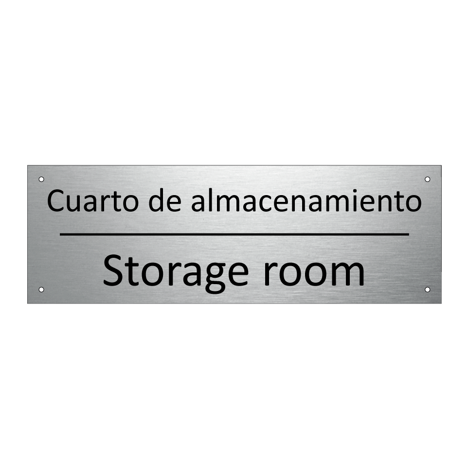 Cuarto de almacenamiento - Storage room