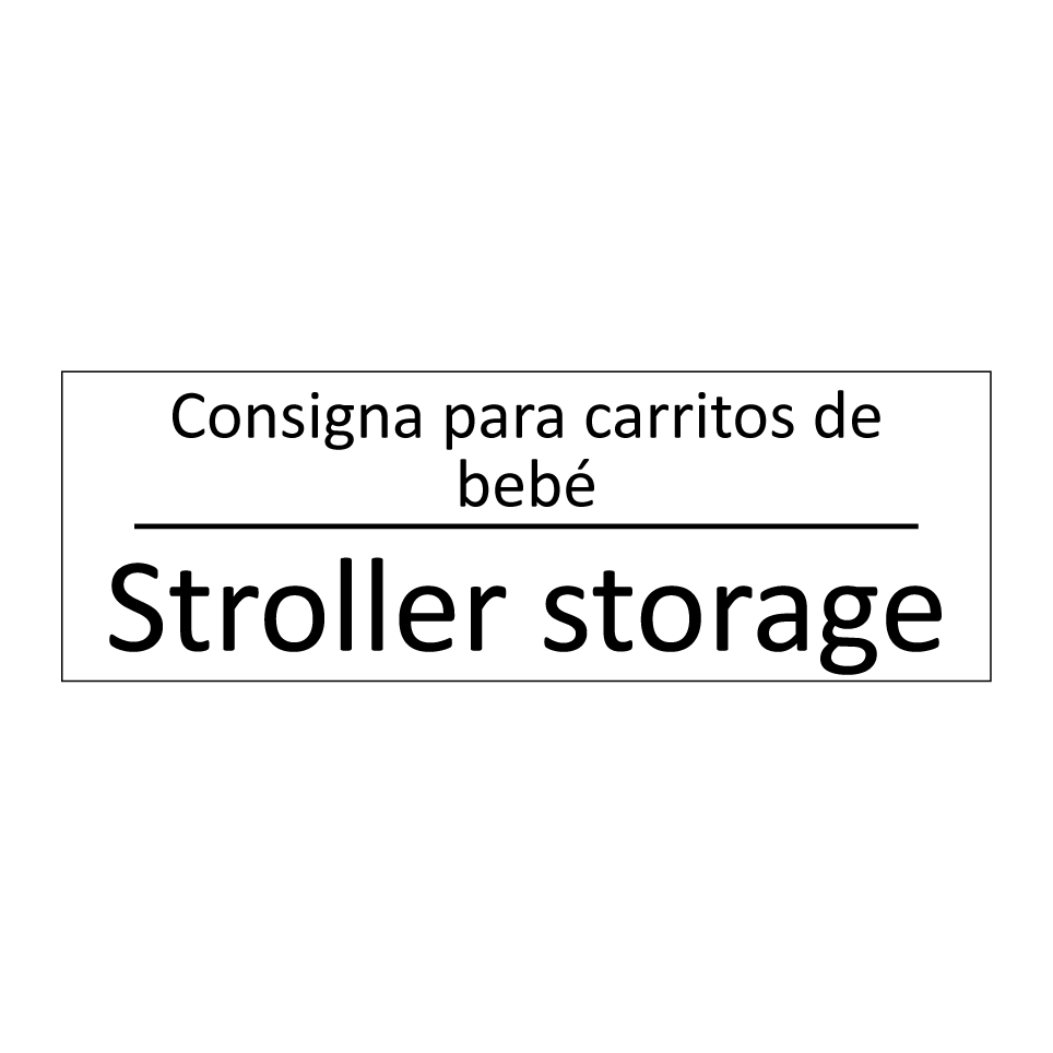 Consigna para carritos de bebé - Stroller storage