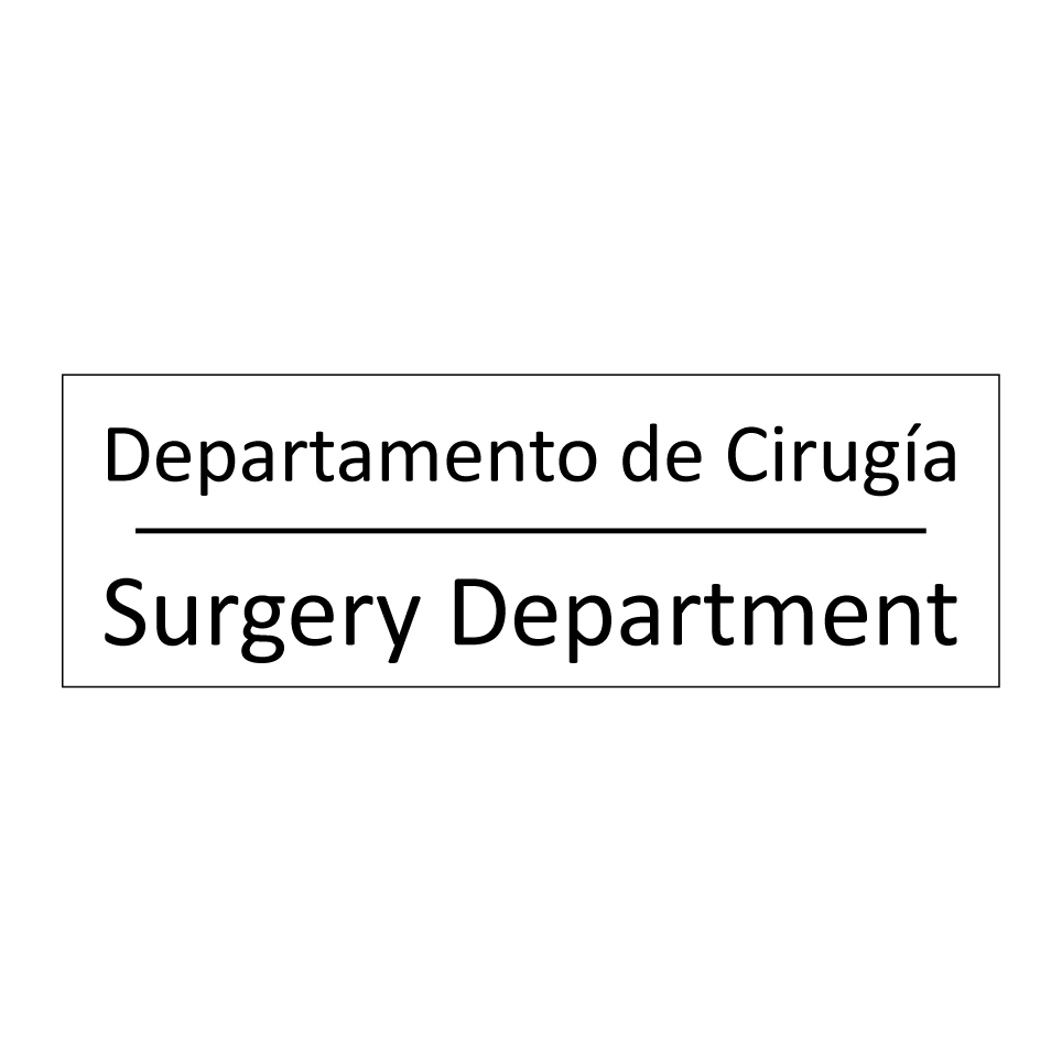 Departamento de Cirugía - Surgery Department