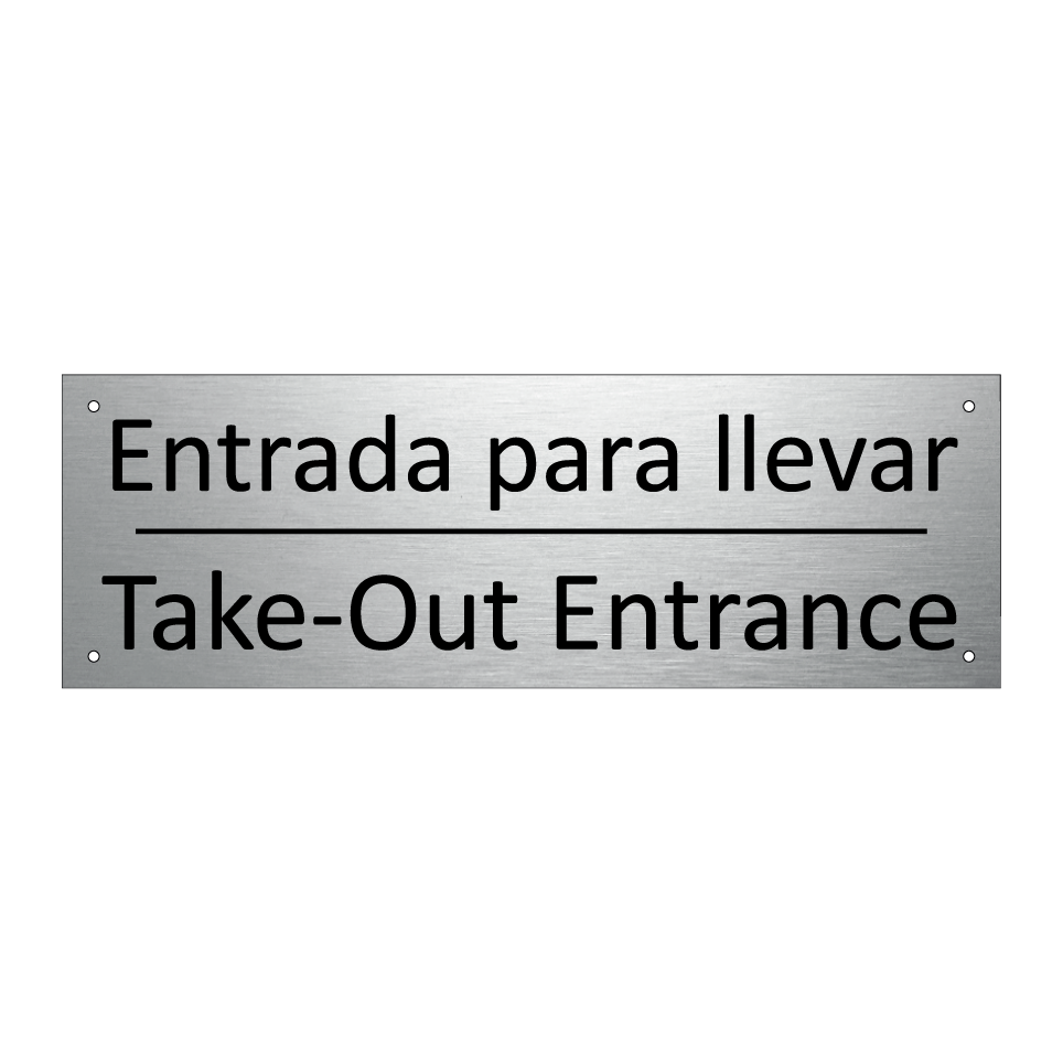 Entrada para llevar - Take-Out Entrance