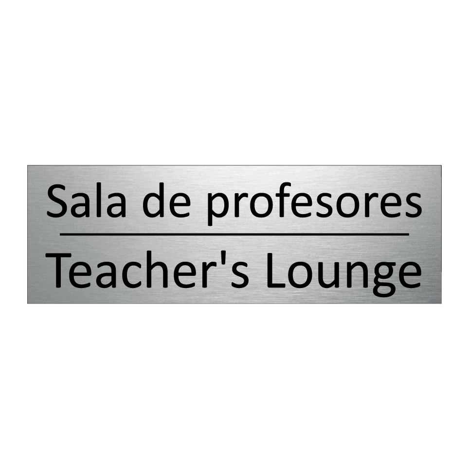Sala de profesores - Teacher's Lounge