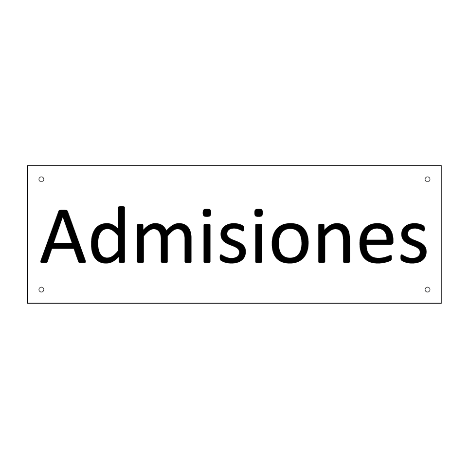 Admisiones