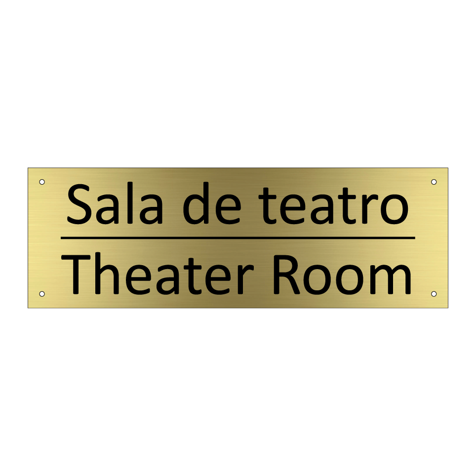 Sala de teatro - Theater Room