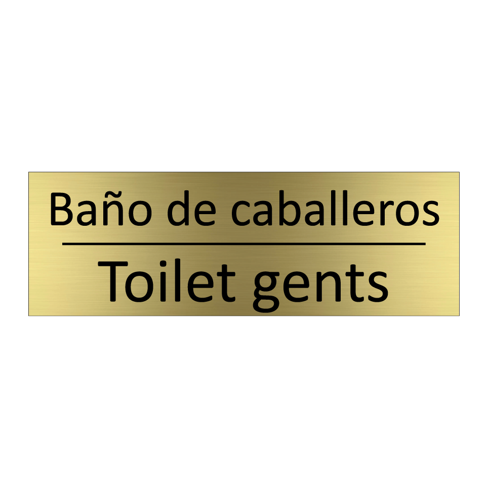 Baño de caballeros - Toilet gents