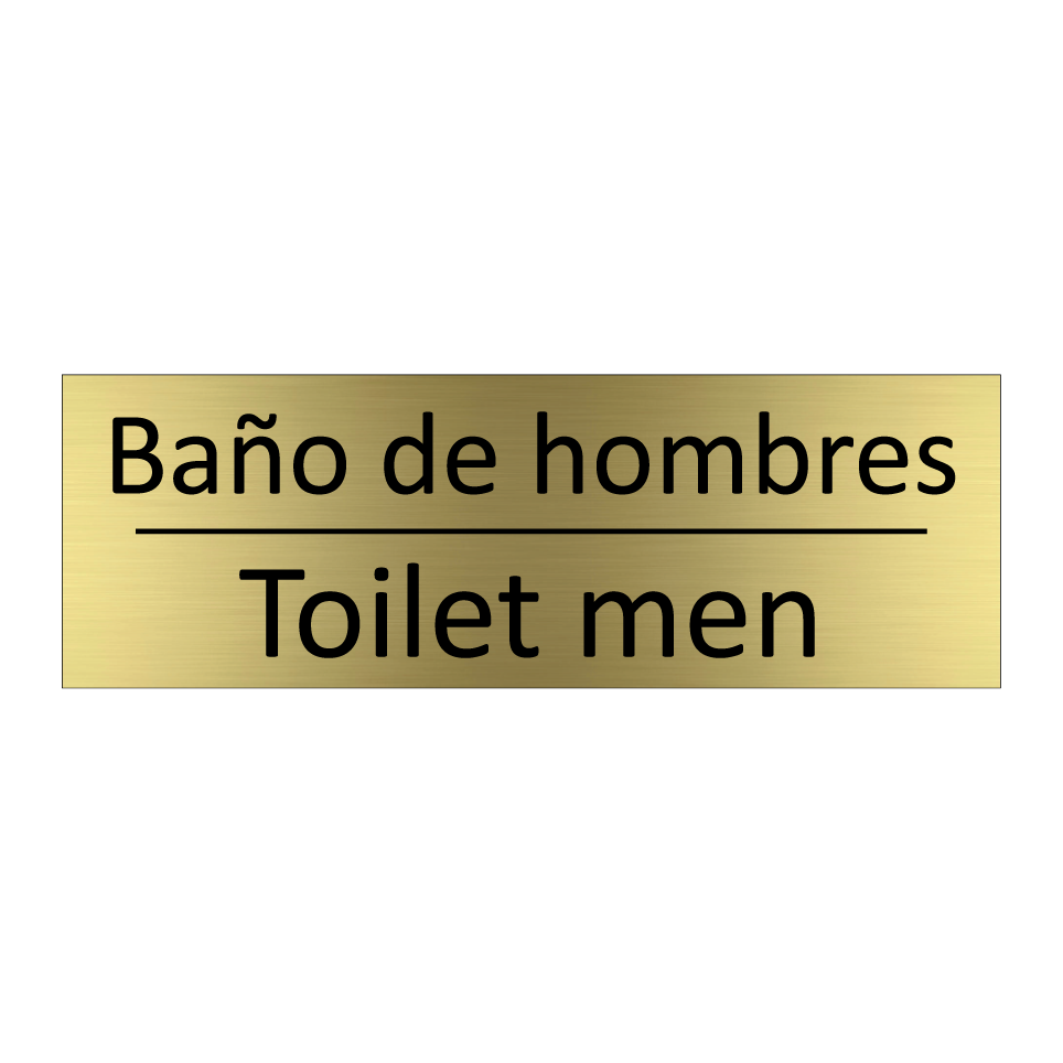 Baño de hombres - Toilet men