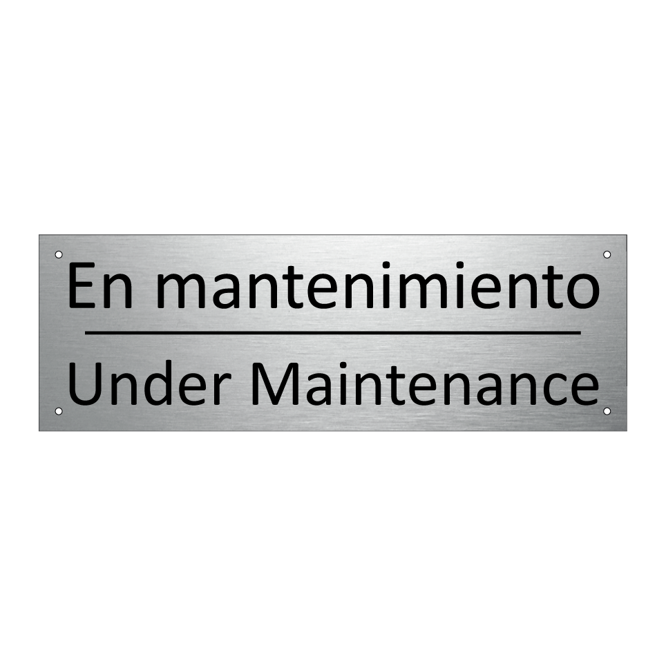 En mantenimiento - Under Maintenance