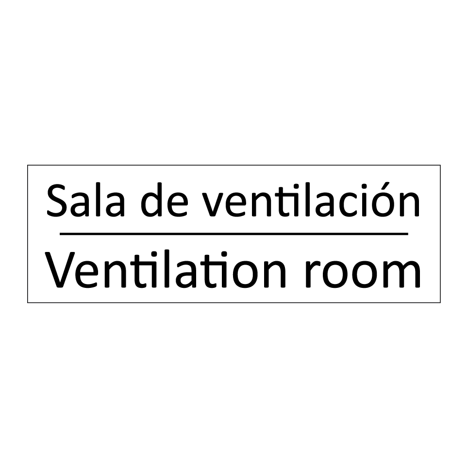 Sala de ventilación - Ventilation room
