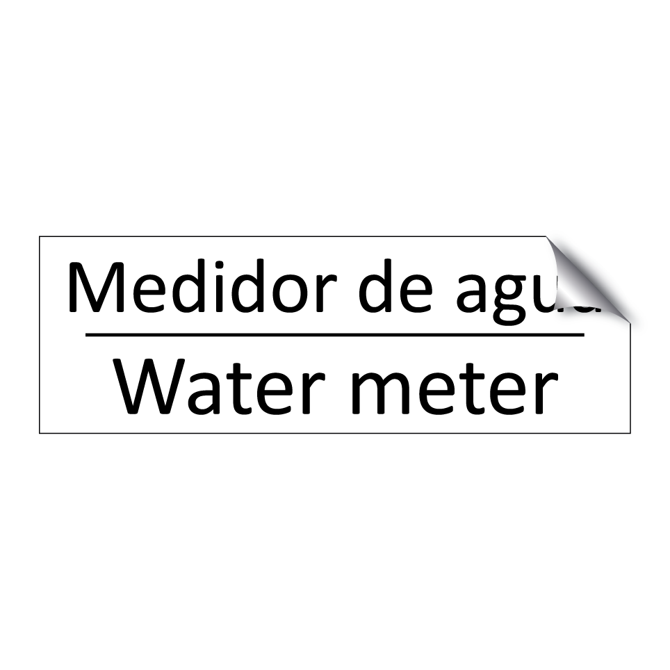 Medidor de agua - Water meter