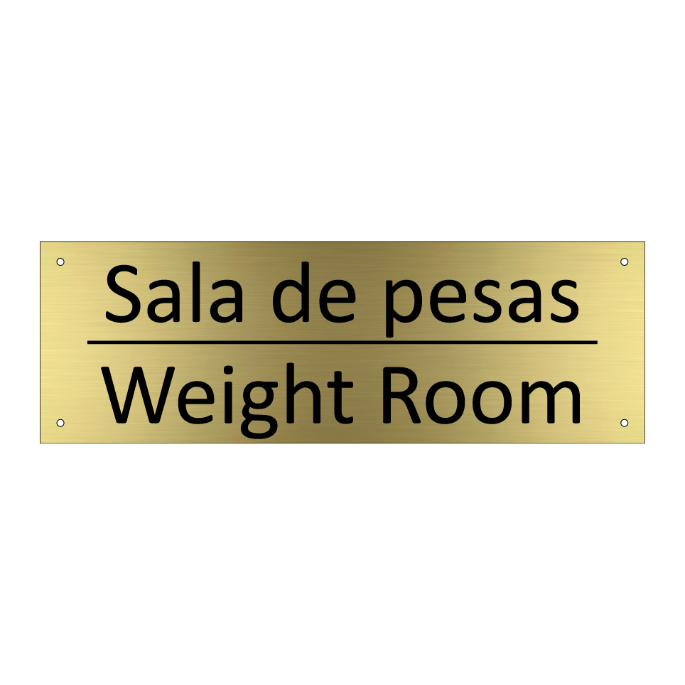 Sala de pesas - Weight Room