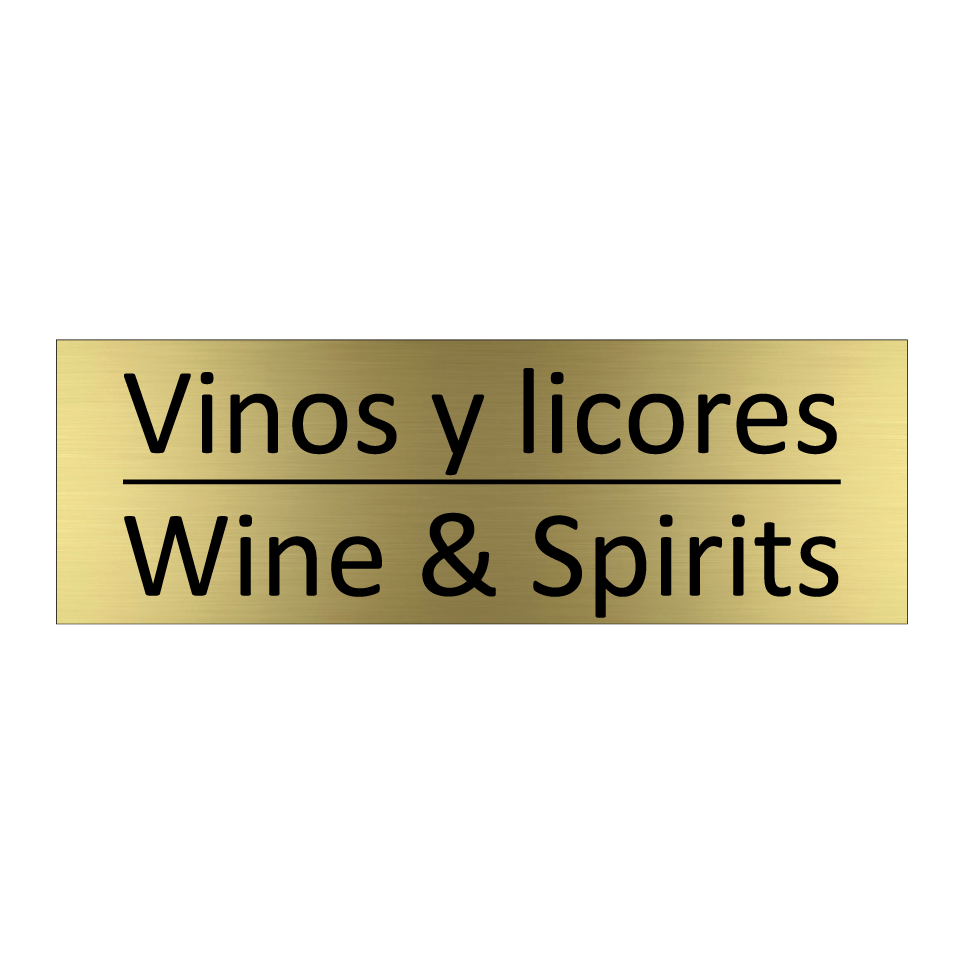 Vinos y licores - Wine & Spirits