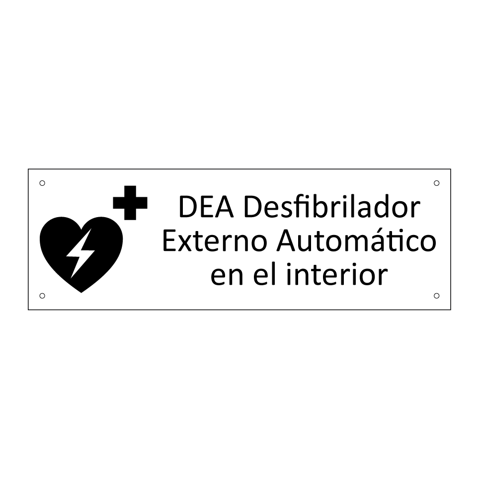 DEA Desfibrilador Externo Automático en el interior