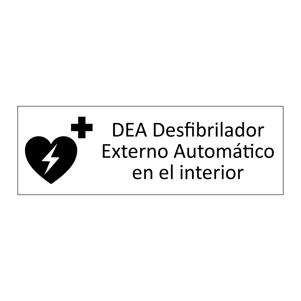 DEA Desfibrilador Externo Automático en el interior