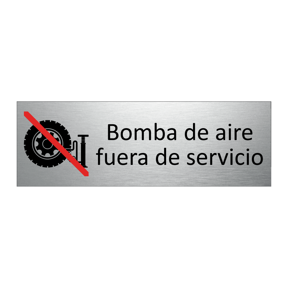 Bomba de aire fuera de servicio