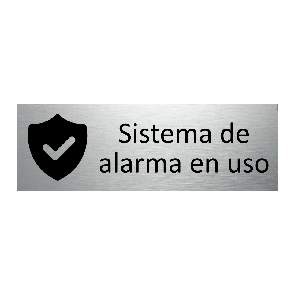 Sistema de alarma en uso