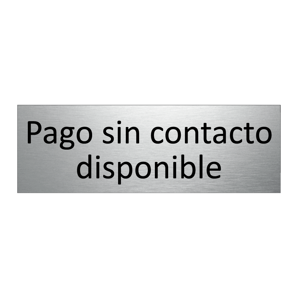 Pago sin contacto disponible