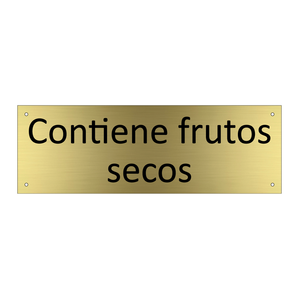 Contiene frutos secos