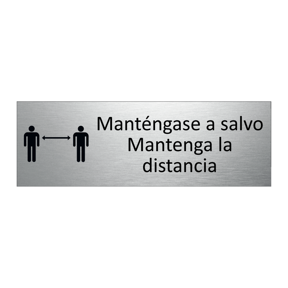 Manténgase a salvo Mantenga la distancia
