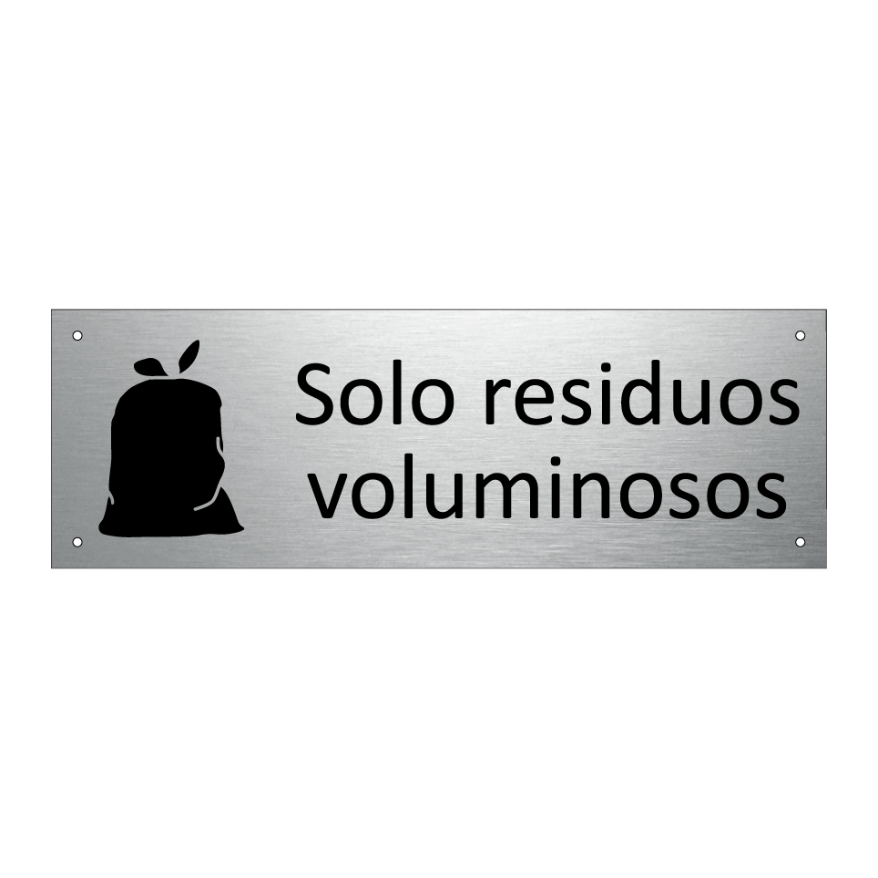 Solo residuos voluminosos