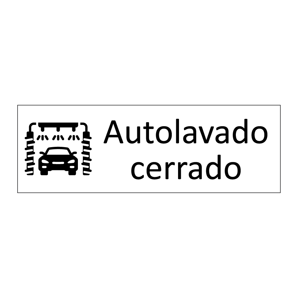 Autolavado cerrado