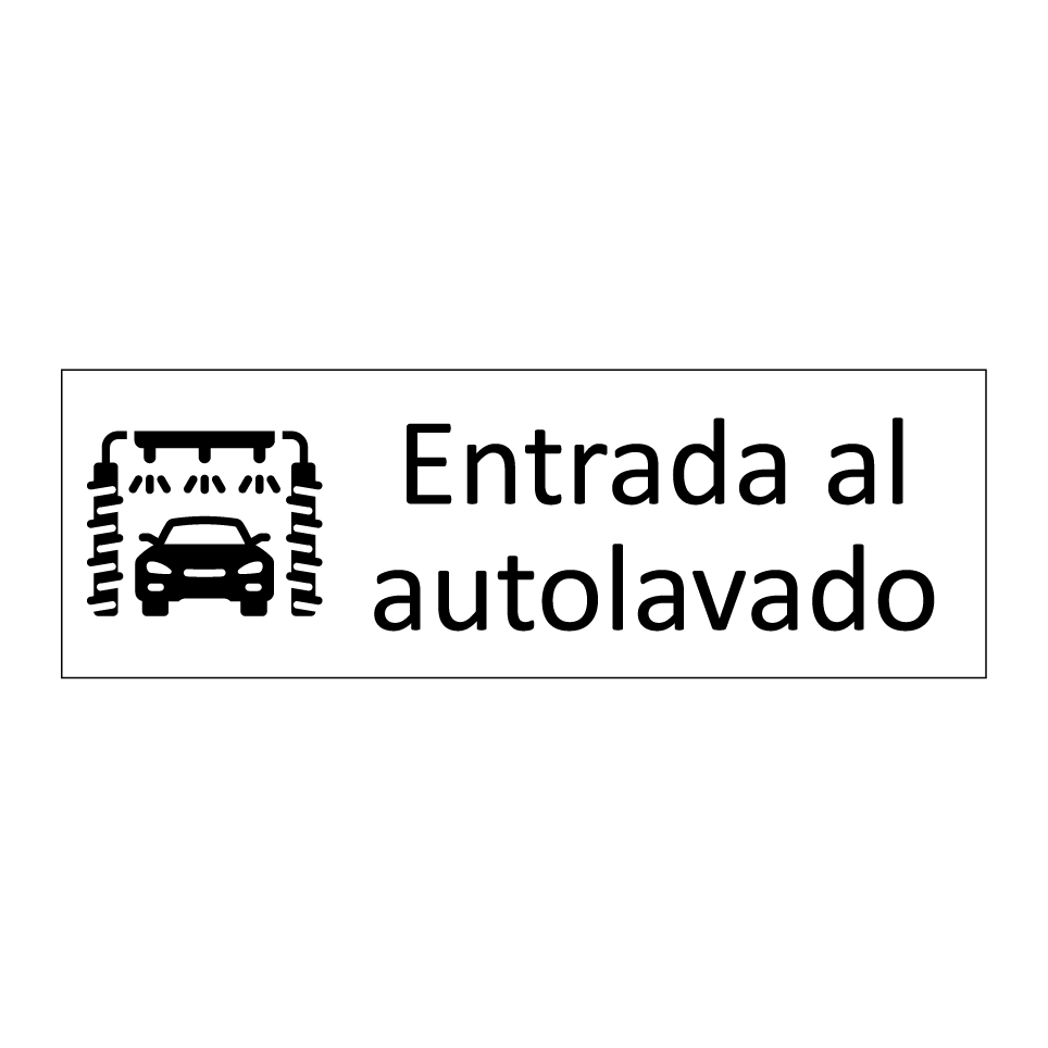Entrada al autolavado