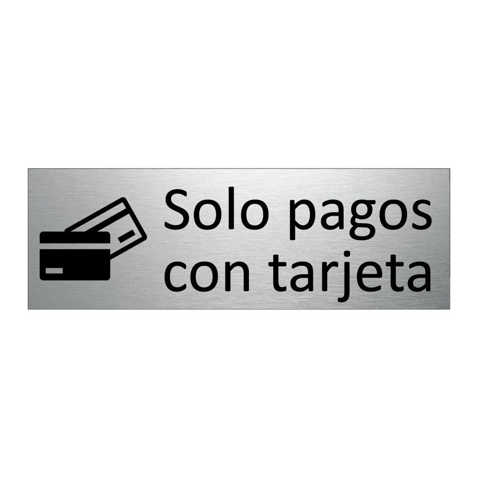 Solo pagos con tarjeta