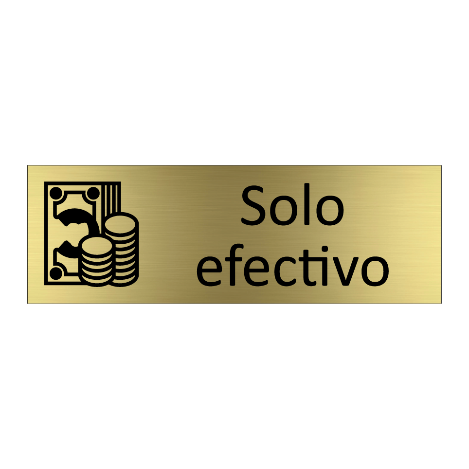 Solo efectivo