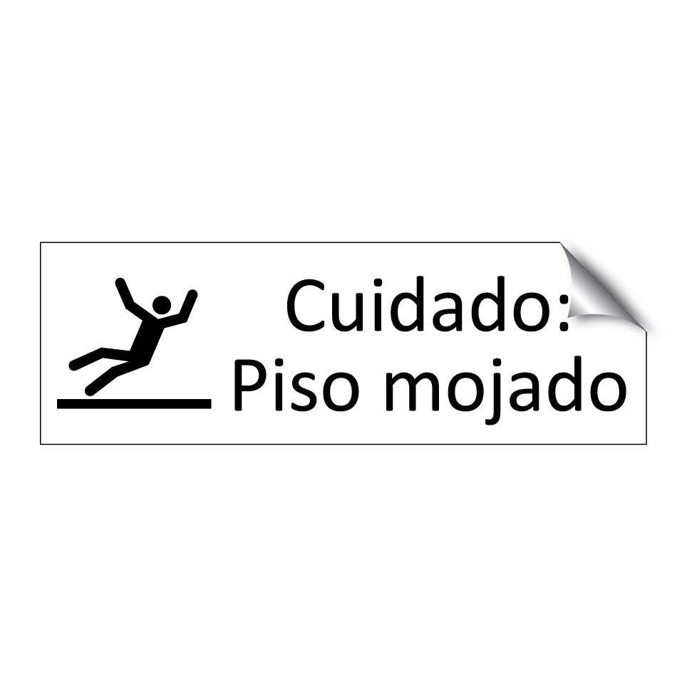 Cuidado: Piso mojado